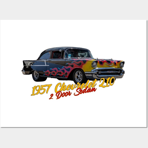 Customized 1957 Chevrolet 210 2 Door Sedan Wall Art by Gestalt Imagery